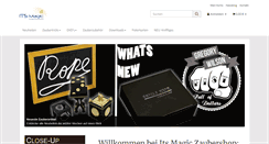 Desktop Screenshot of itsmagic-zaubershop.de