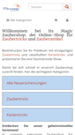 Mobile Screenshot of itsmagic-zaubershop.de